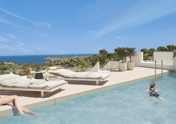 New penthouse in Arenal d´en Castell