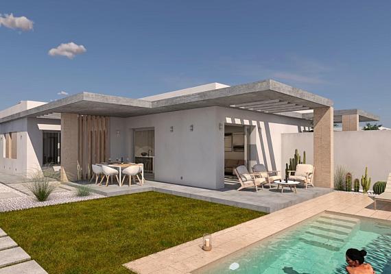 Nuevo villa en Santiago de la Ribera